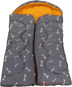 Waterproof Lightweight Camping Pets Sleeping Bag with 2 Way Zipper for Outdoor Hazards