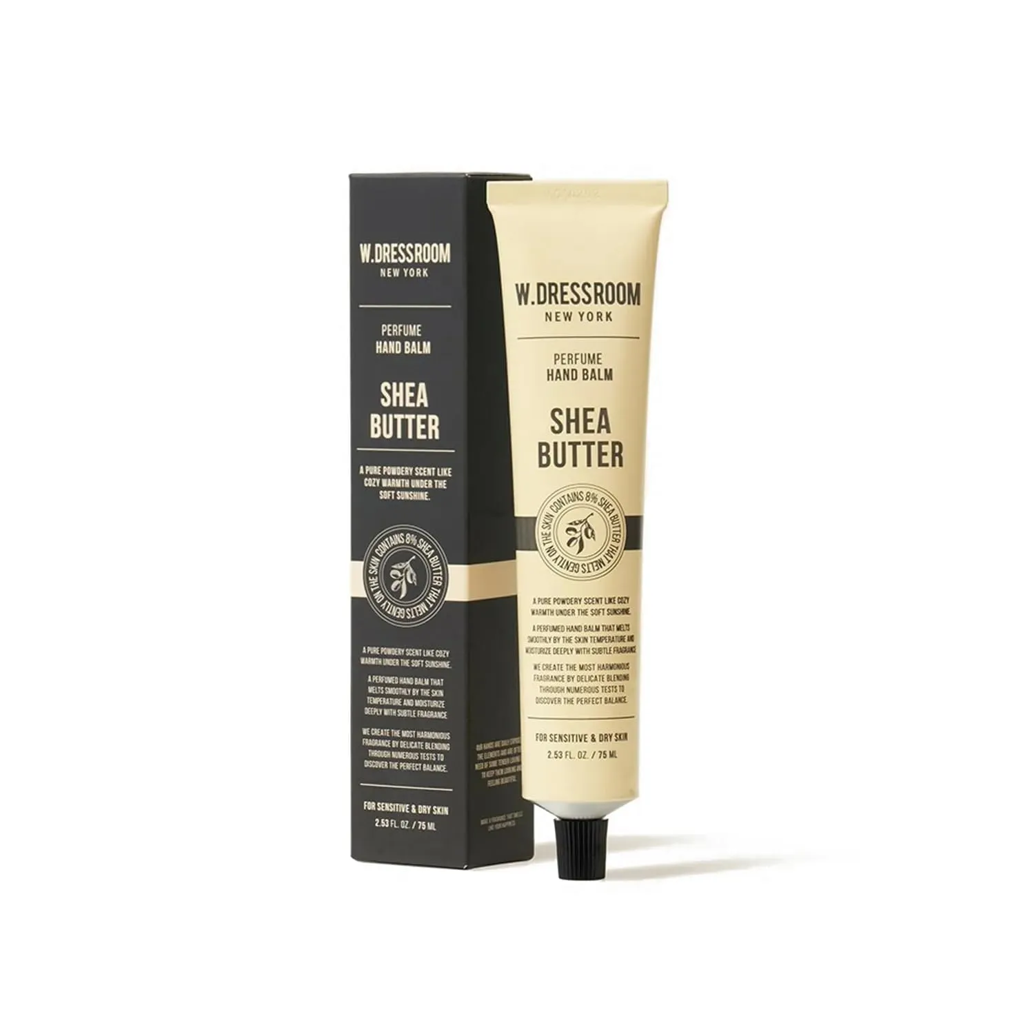 W.Dressroom Hand Balm with Shea Butter, Perfume Scented 75ml (2.54 fl oz)