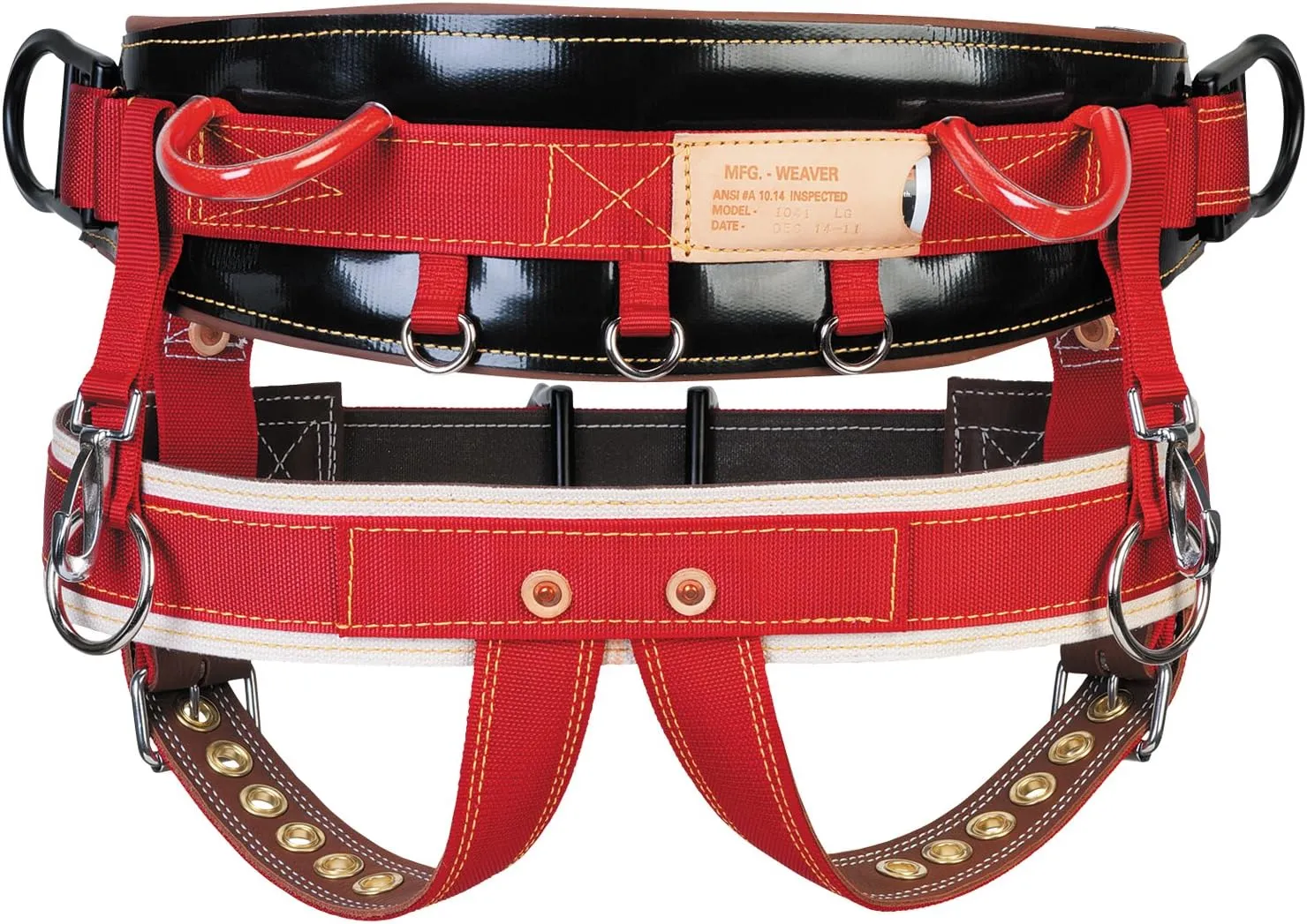 Weaver Leather WLC 360 Saddle Two Floating Dee with 2" Nylon Leg Straps