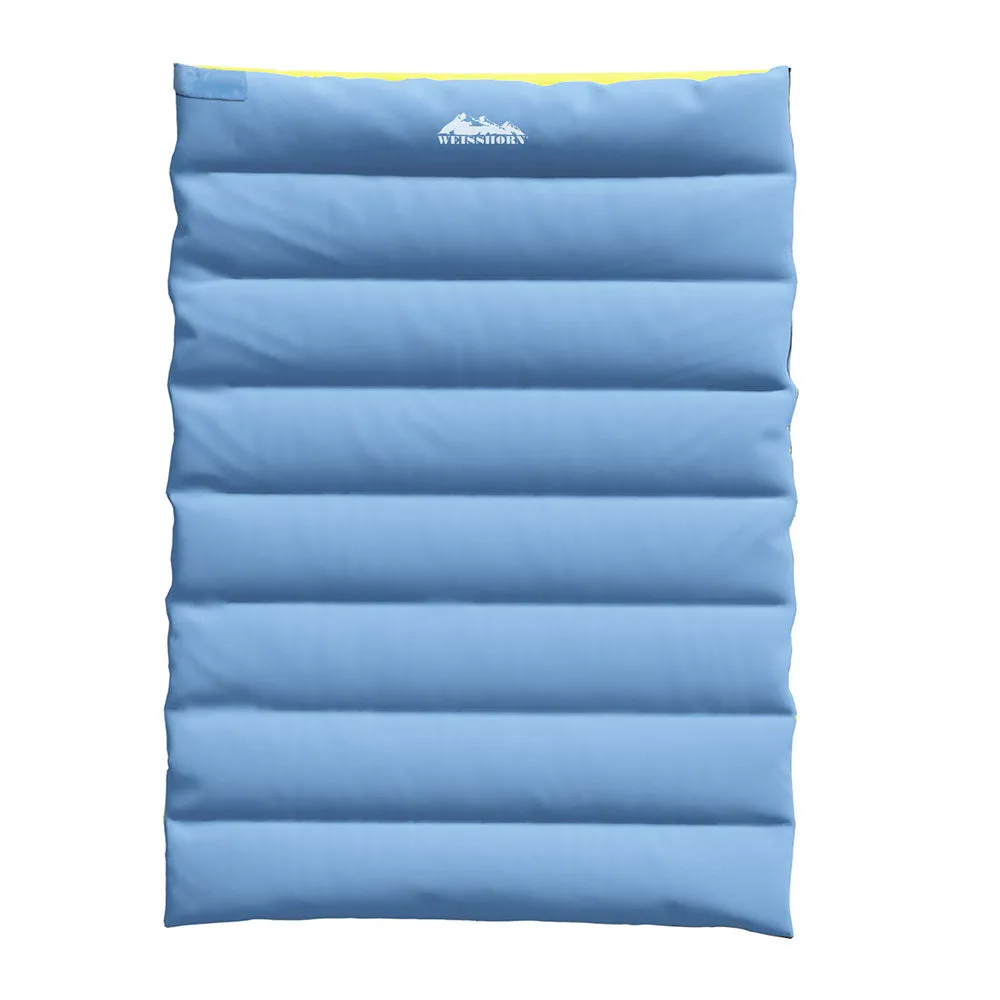 Weisshorn Sleeping Bag Double Bags Thermal Camping Hiking Tent Grey -5&deg;C SB-C-Q-220-GR