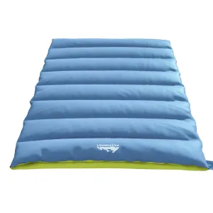 Weisshorn Sleeping Bag Double Bags Thermal Camping Hiking Tent Grey -5&deg;C SB-C-Q-220-GR