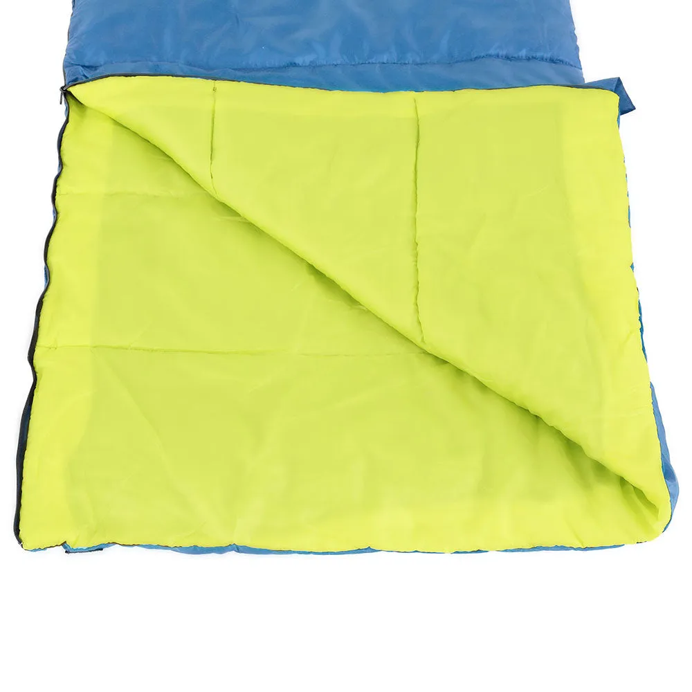 Weisshorn Sleeping Bag Double Bags Thermal Camping Hiking Tent Grey -5&deg;C SB-C-Q-220-GR
