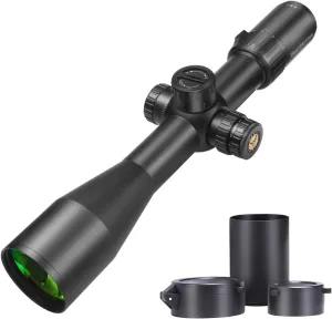 WestHunter Optics TD 3-18x50 SFIR FFP Precision Riflescope, 34 mm Tube First Focal Plane Red Illumination Tactical 1/10 MIL Competition Shooting Scope