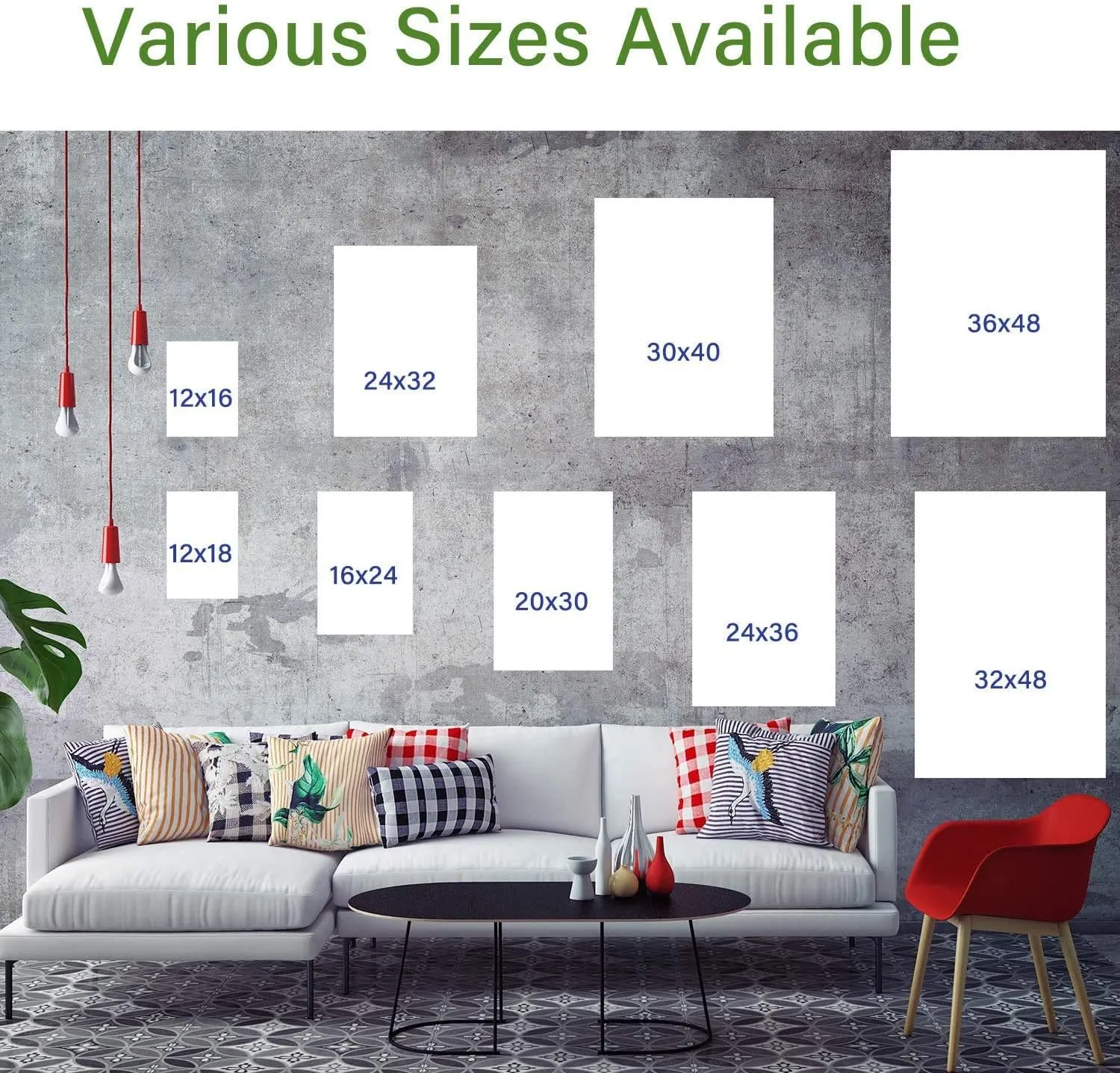 Wewejia Winter Canvas Wall Art for Wall Decor - Winter Jungle Trail Painting HD Giclee Artwork Printed on Canvas Ready to Hang 36"x48"x3pcs (90x120cmx3pcs)