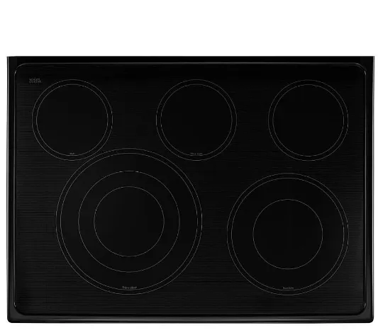 Whirlpool YWGE745C0FS - Electric Range, 30 inch Exterior Width, Self Clean, Convection, 5 Burners, 6.7 cu. ft. Capacity, 2 Ovens, Stainless Steel colour True European Convection
