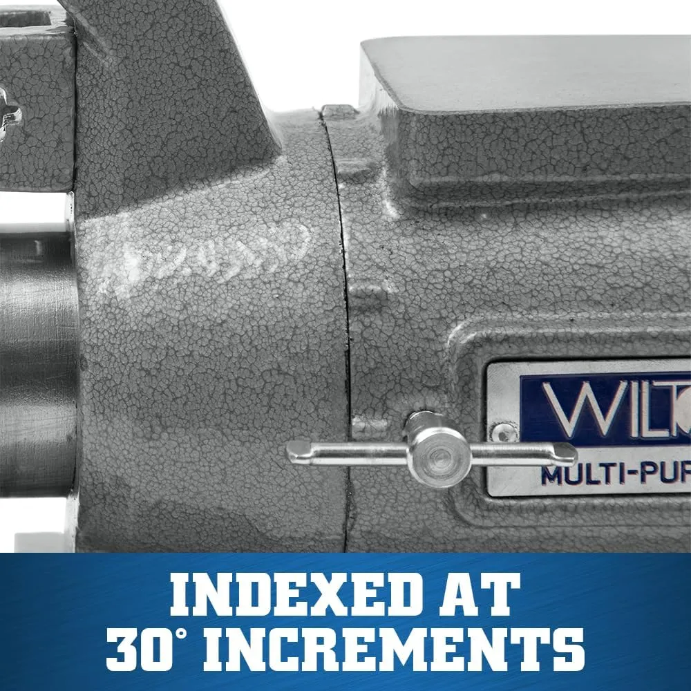 Wilton Multi-Purpose Bench Vise, 4-1/2" Width, 4-1/4" Max Jaw Opening, 2-1/4" Throat (Model 450P)