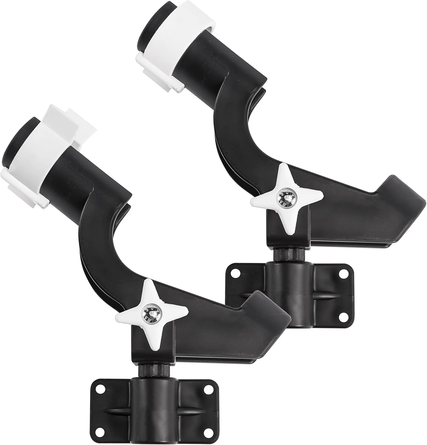 Wise 6039 Twin Pack Rod Tenders with 2 Side Mount Brackets, Black