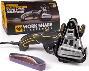 Work Sharp Ken Onion Knife Sharpener Tool - Adjustable Knife Sharpening System - For Knives, Scissors, Serrated Blades, & Tools
