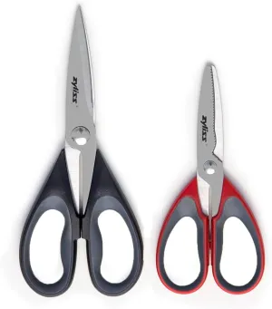 Zyliss Multi-Purpose Scissors Shears Set, Red/Black